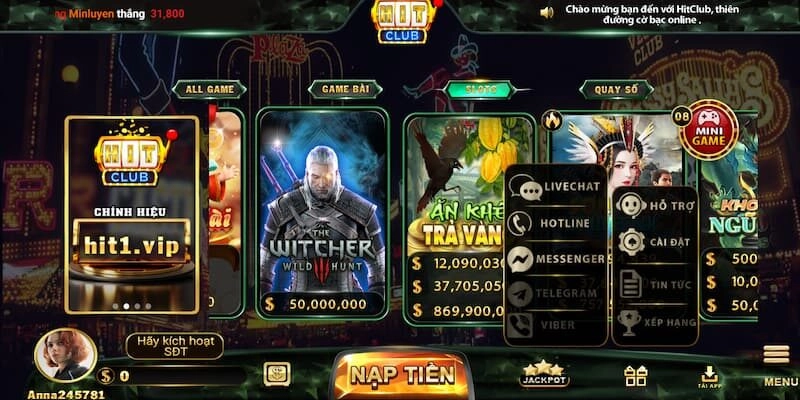 Cá cược lô đề, xổ số online tại cổng game Hitclub mang đến cơ hội phát tài nhanh